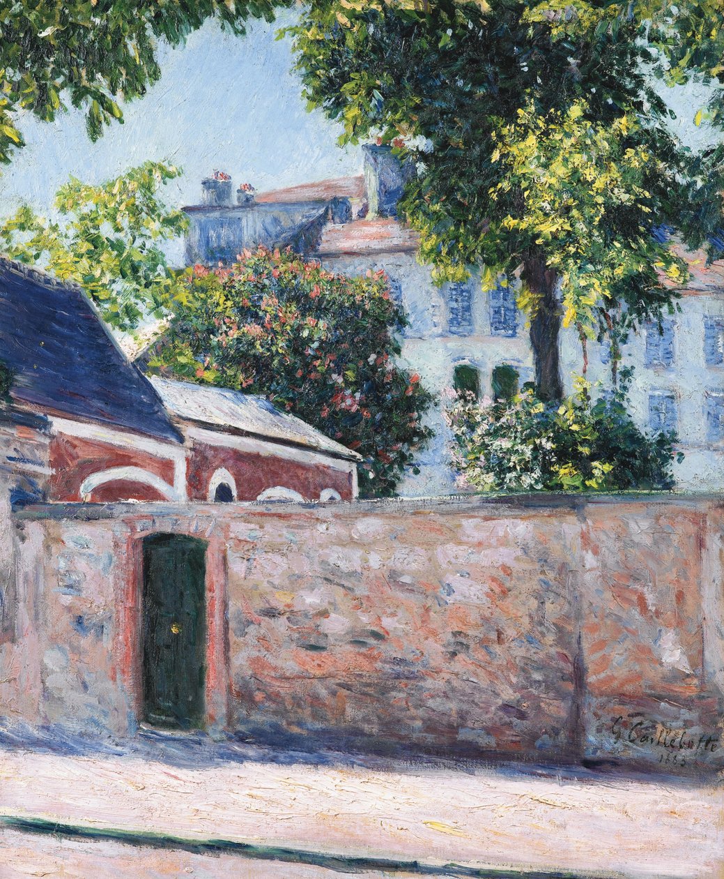Case ad Argenteuil, 1883 da Gustave Caillebotte