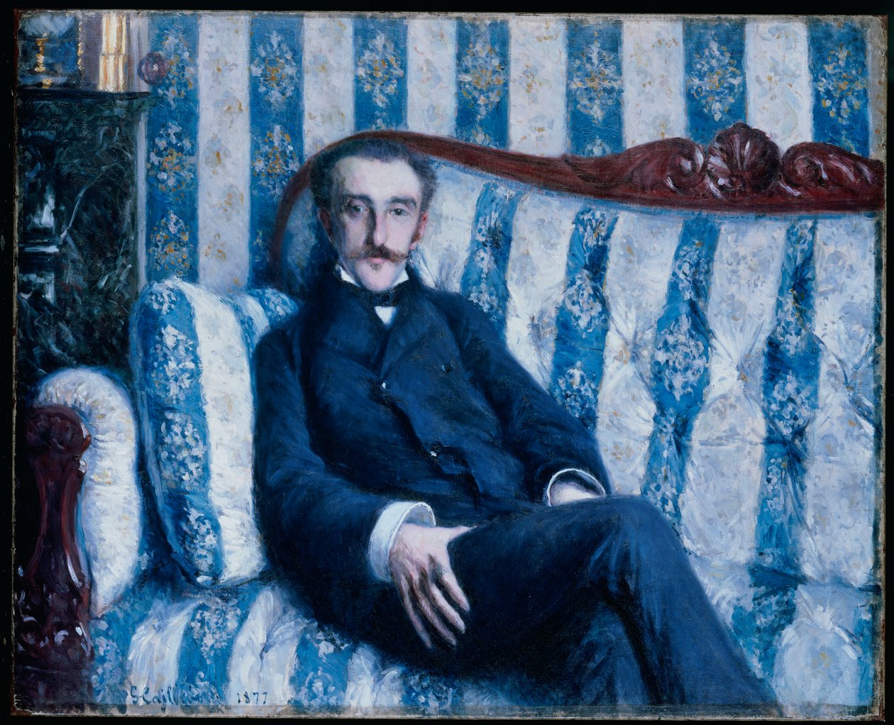 Ritratto di Monsieur R., 1877 da Gustave Caillebotte