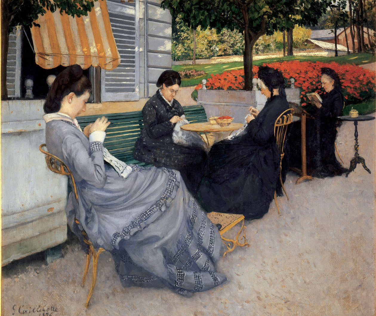 Ritratti in campagna da Gustave Caillebotte
