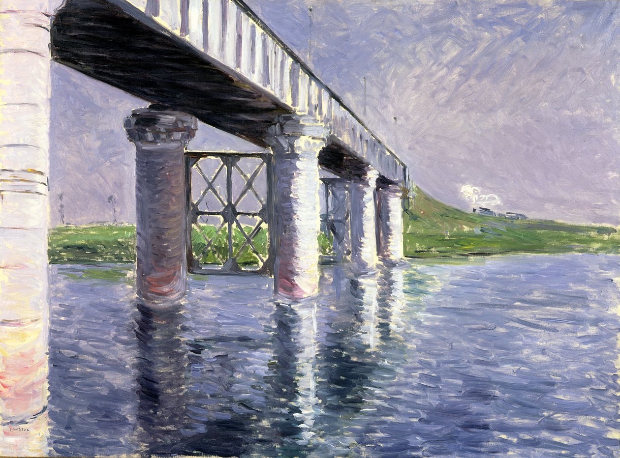 Il ponte ad Argenteuil, 1885 o 1887 da Gustave Caillebotte