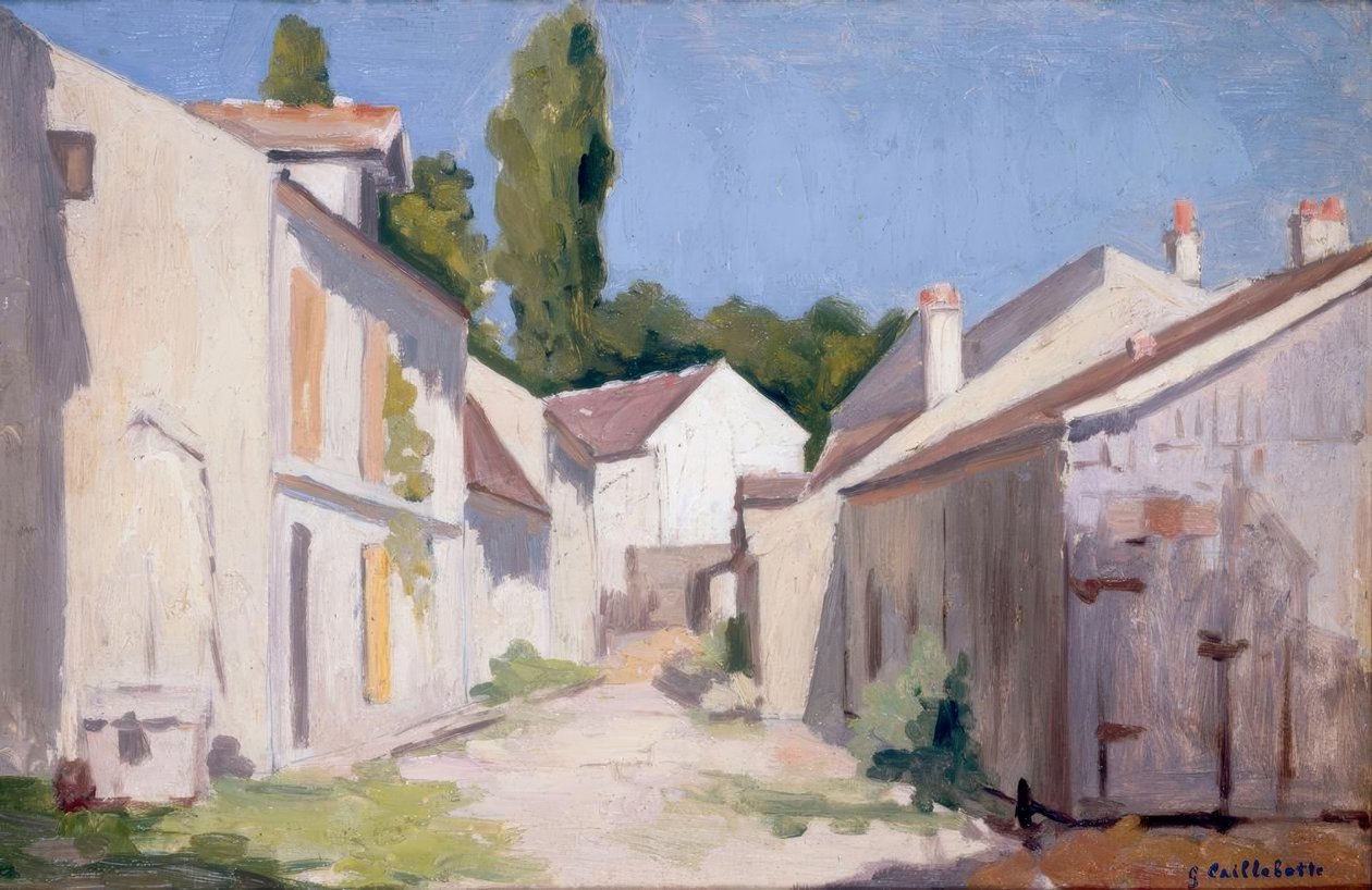 Un sentiero a Yerres da Gustave Caillebotte