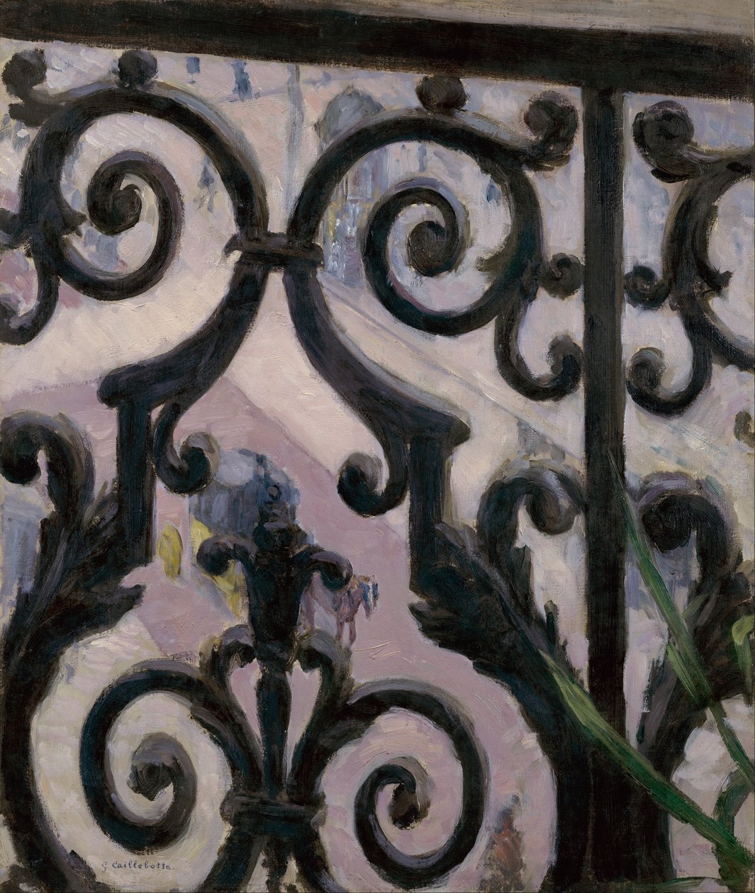 Veduta da un balcone da Gustave Caillebotte