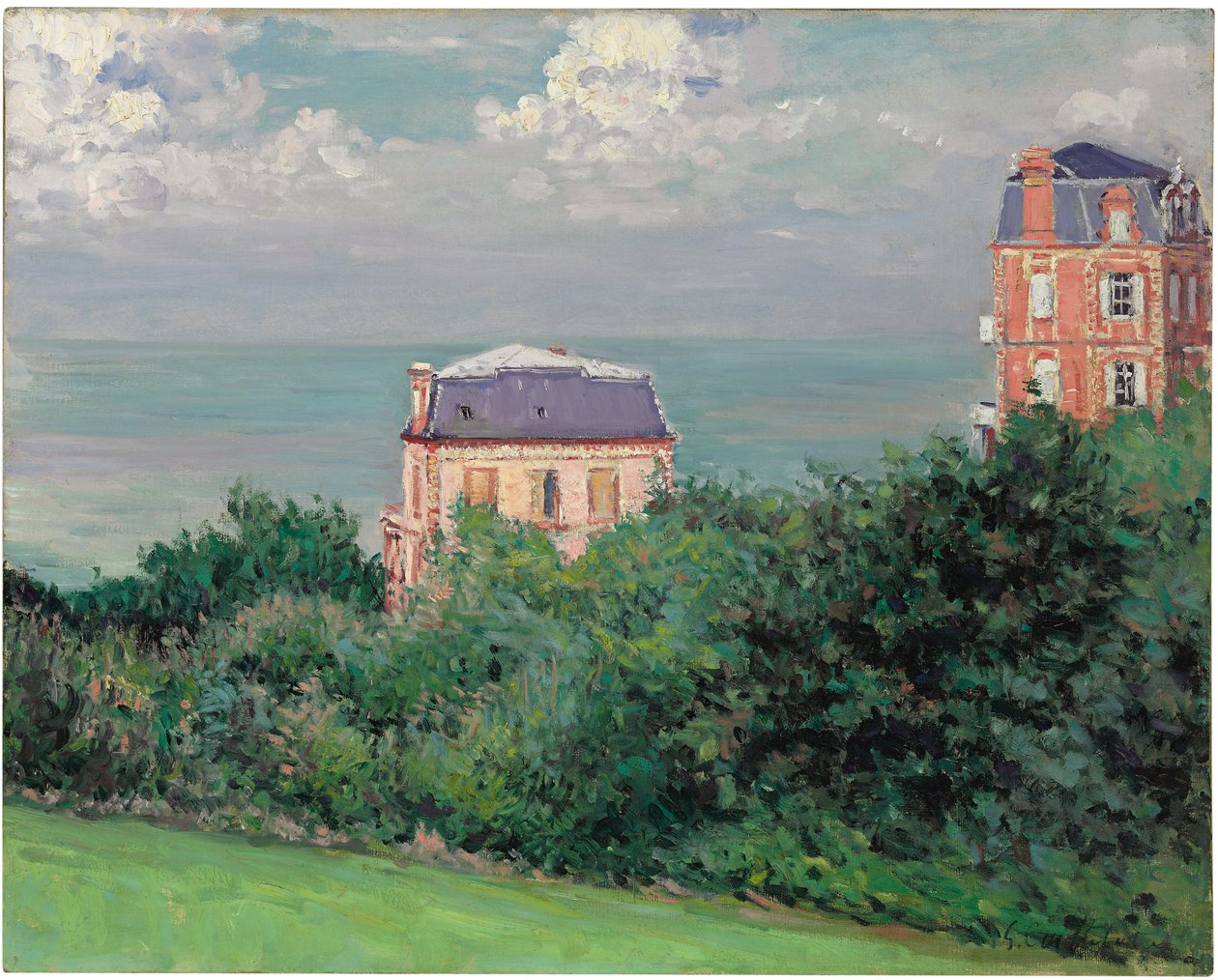 Ville a Villers-sur-Mer da Gustave Caillebotte