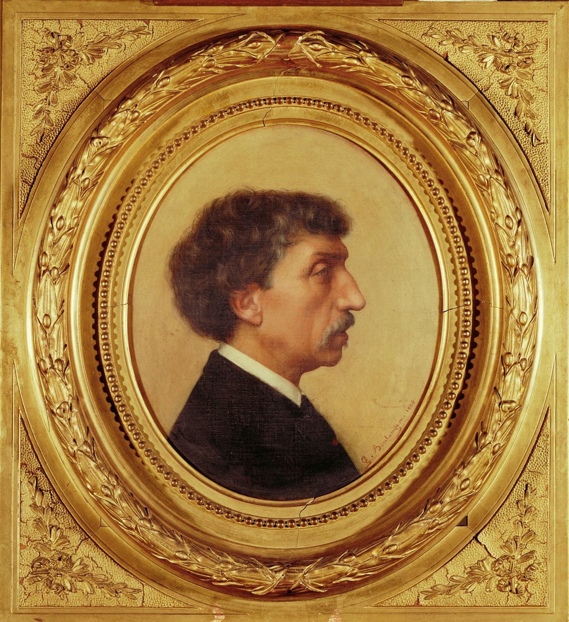 Charles Garnier, architetto, i cui progetti per il nuovo ... da Gustave Clarence Rodolphe Boulanger