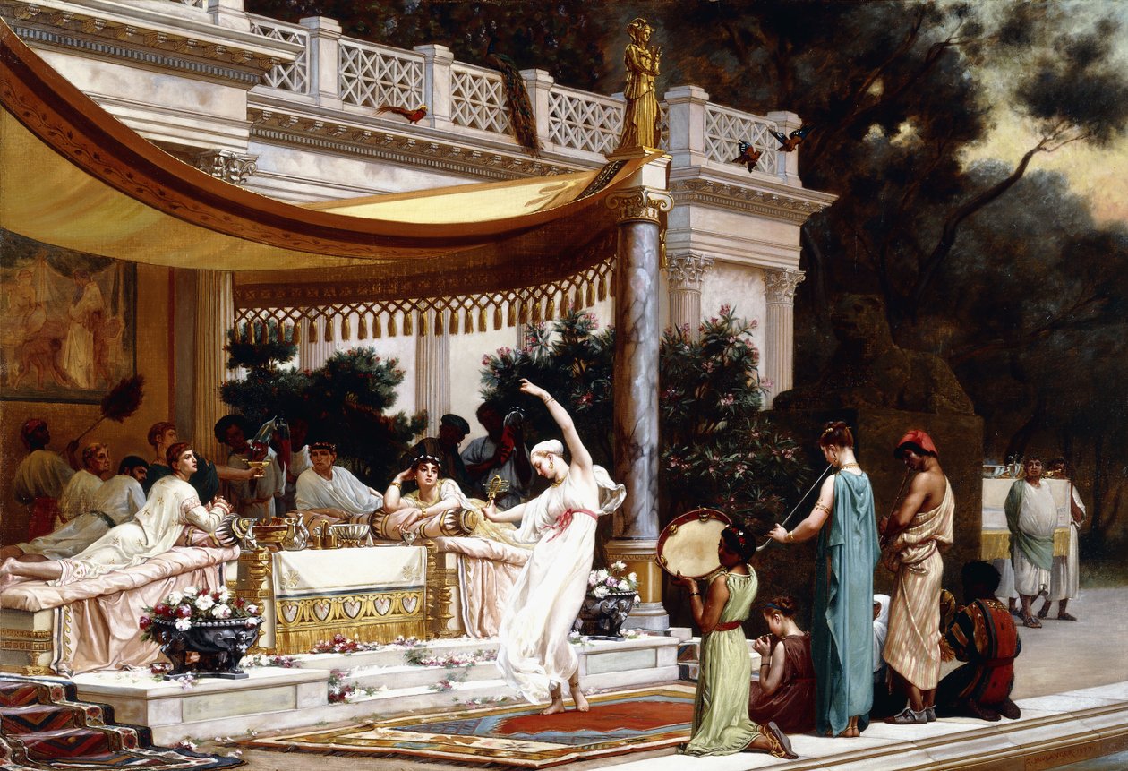 Ore piacevoli nella casa di Lucullo, 1977 da Gustave Clarence Rodolphe Boulanger