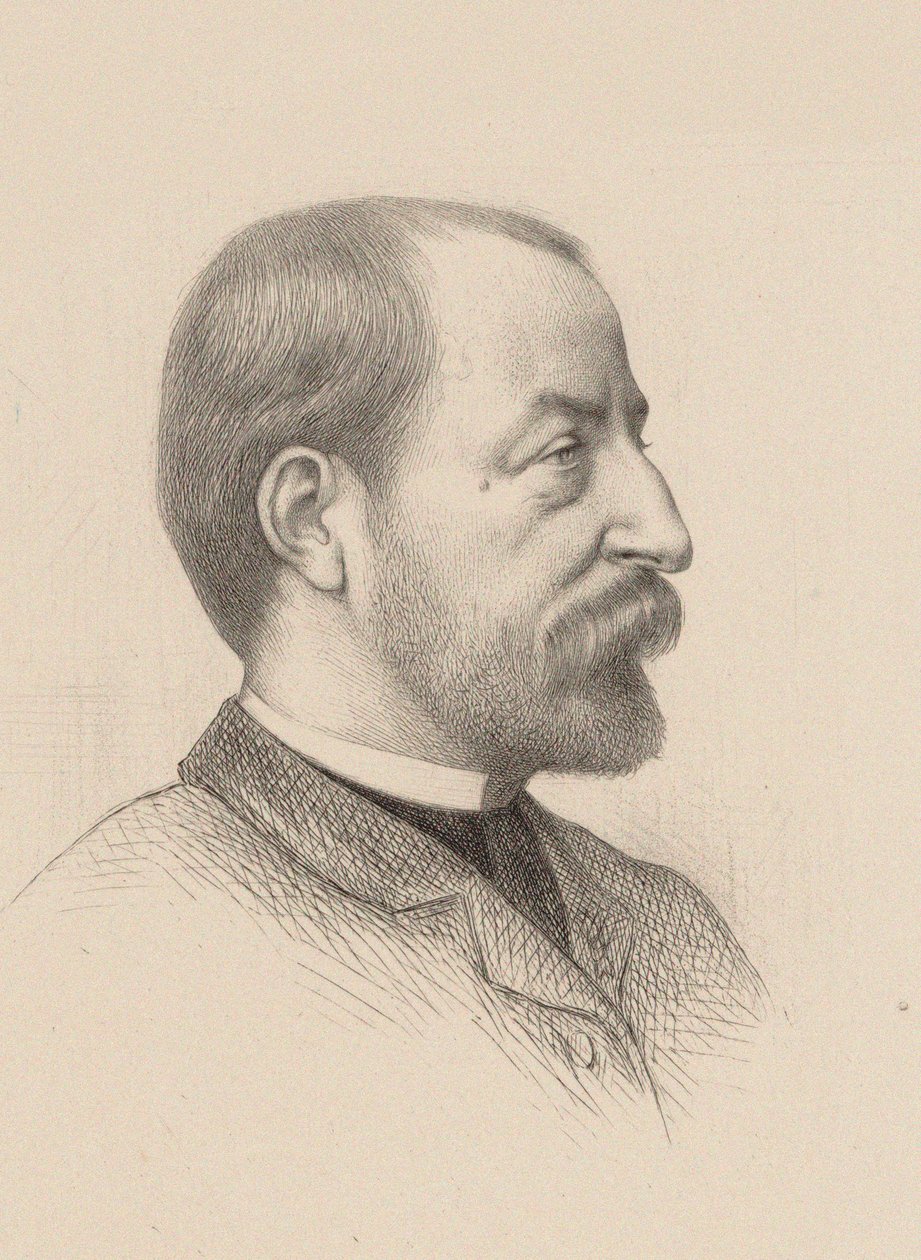 Ritratto del compositore Camille Saint-Saëns da Gustave Clarence Rodolphe Boulanger