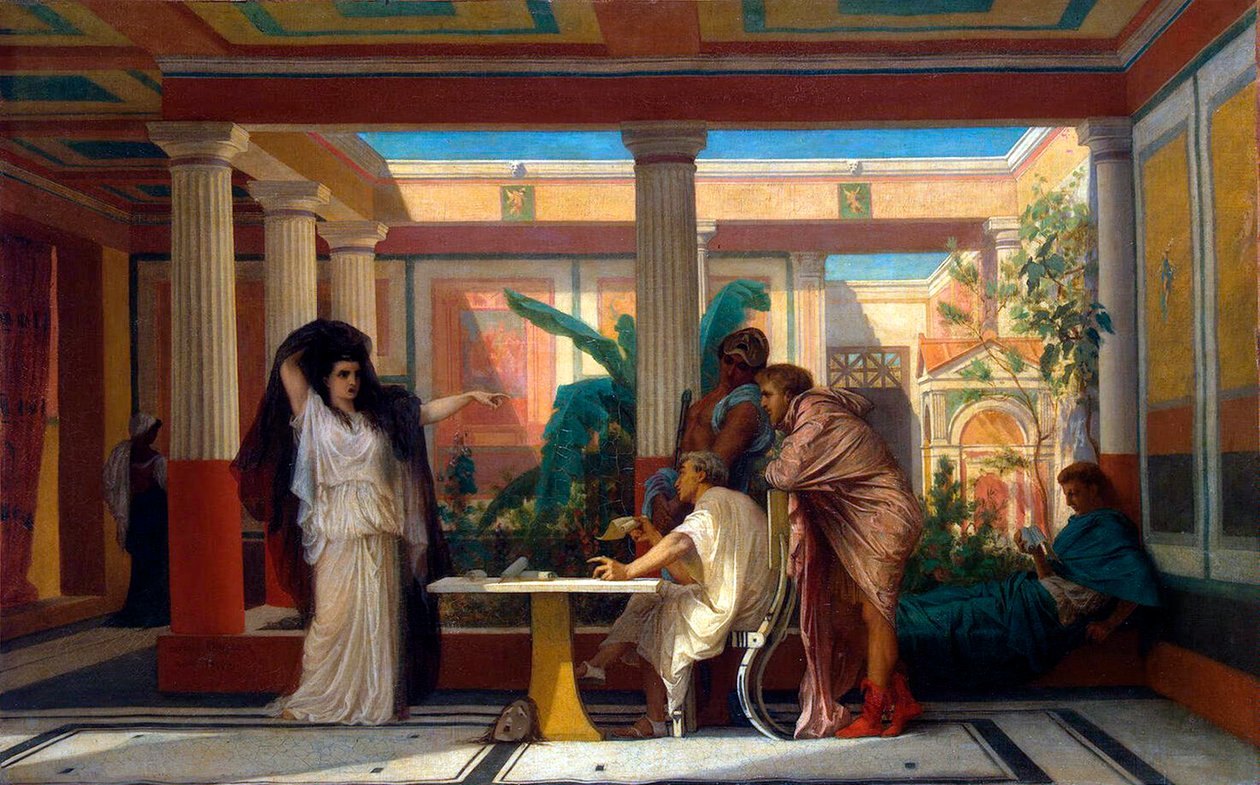 Prova teatrale nella casa di un poeta dell