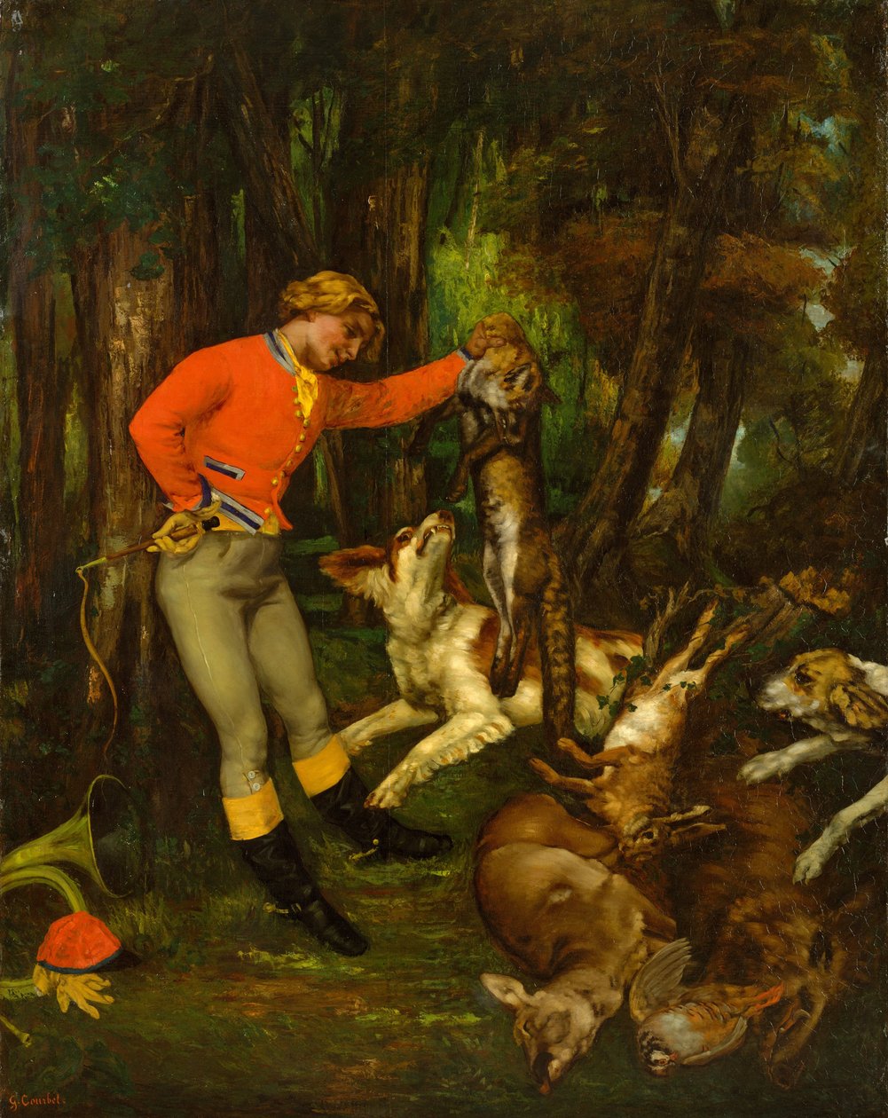 Dopo la caccia da Gustave Courbet