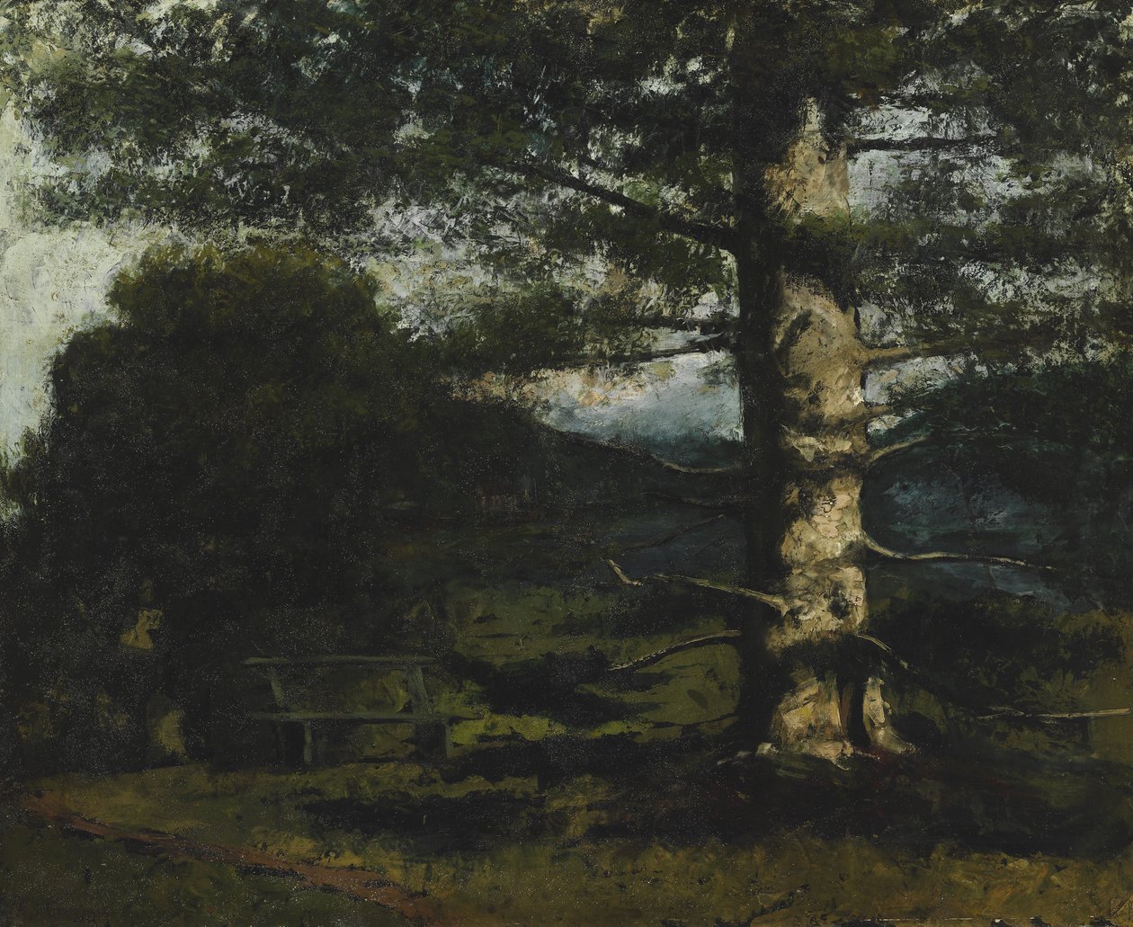 Albero di cedro a Hauteville da Gustave Courbet