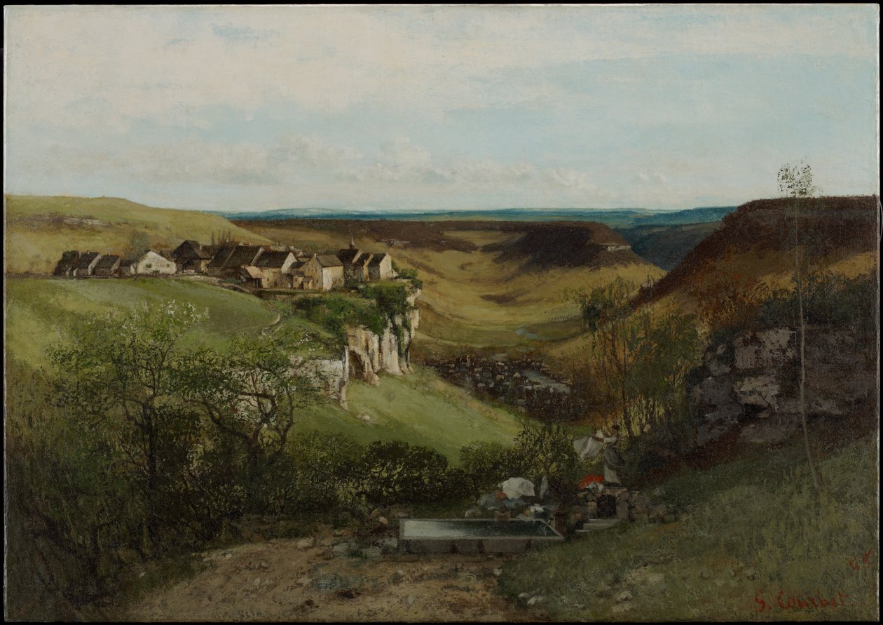 Castello di Ornans da Gustave Courbet