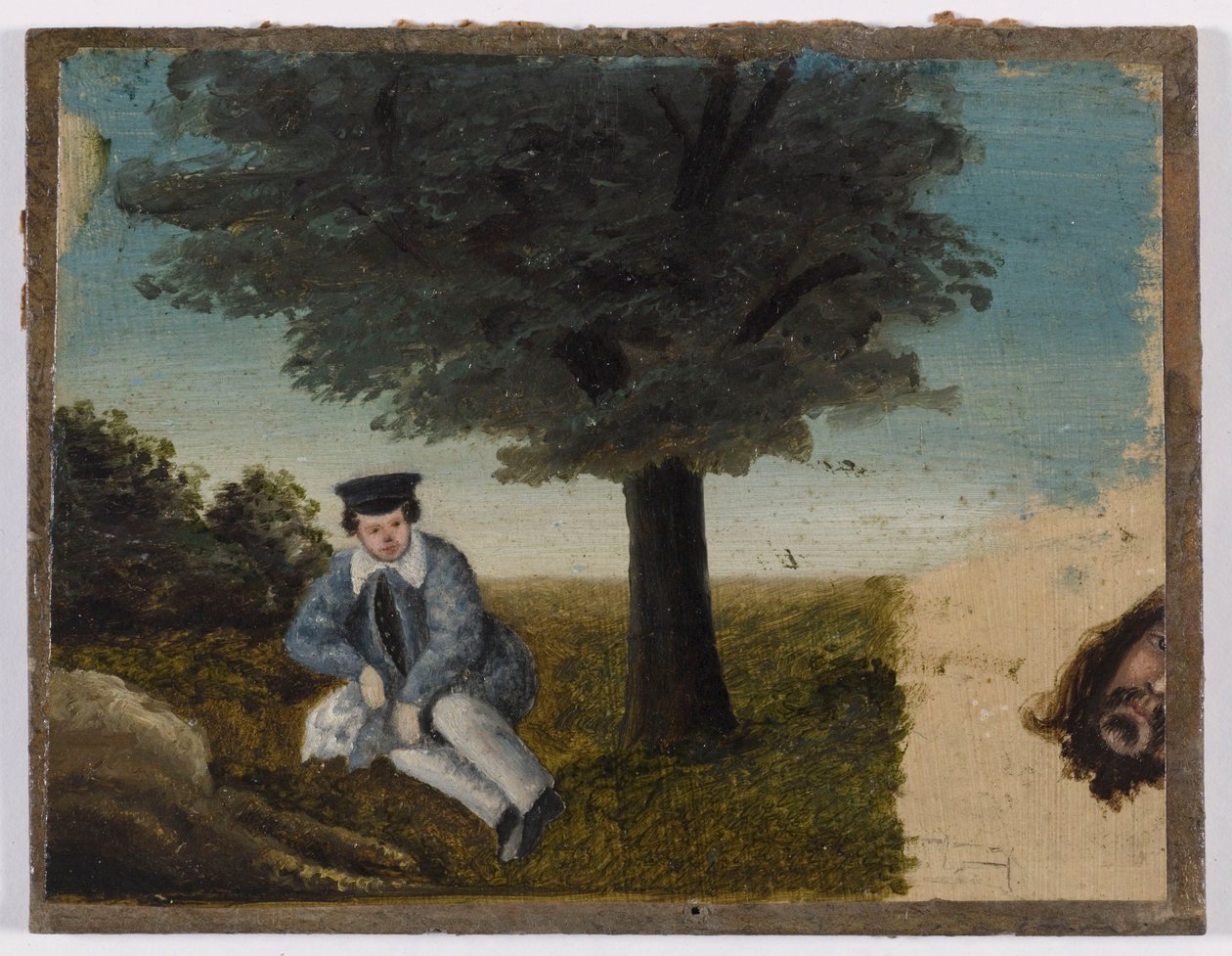 Francese: Autoportrait de Gustave Courbet à l