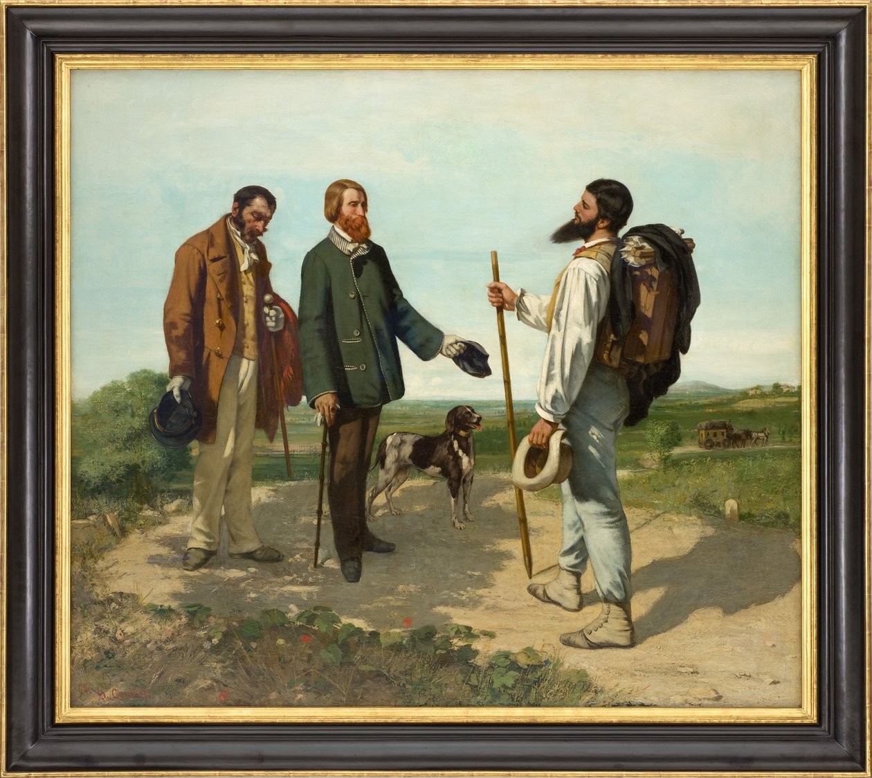 Francese: La Rencontre, ou Bonjour Monsieur Courbet L