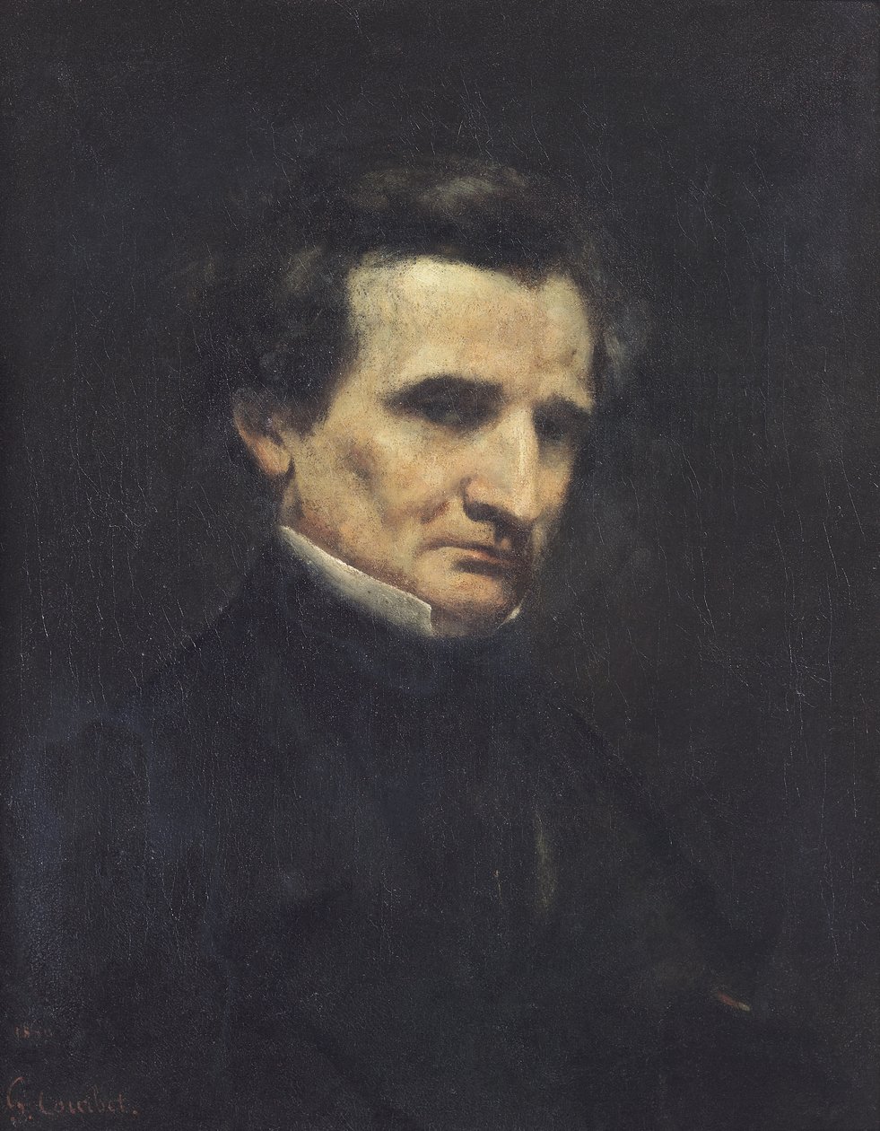 Hector Berlioz (1803-69), 1850 da Gustave Courbet