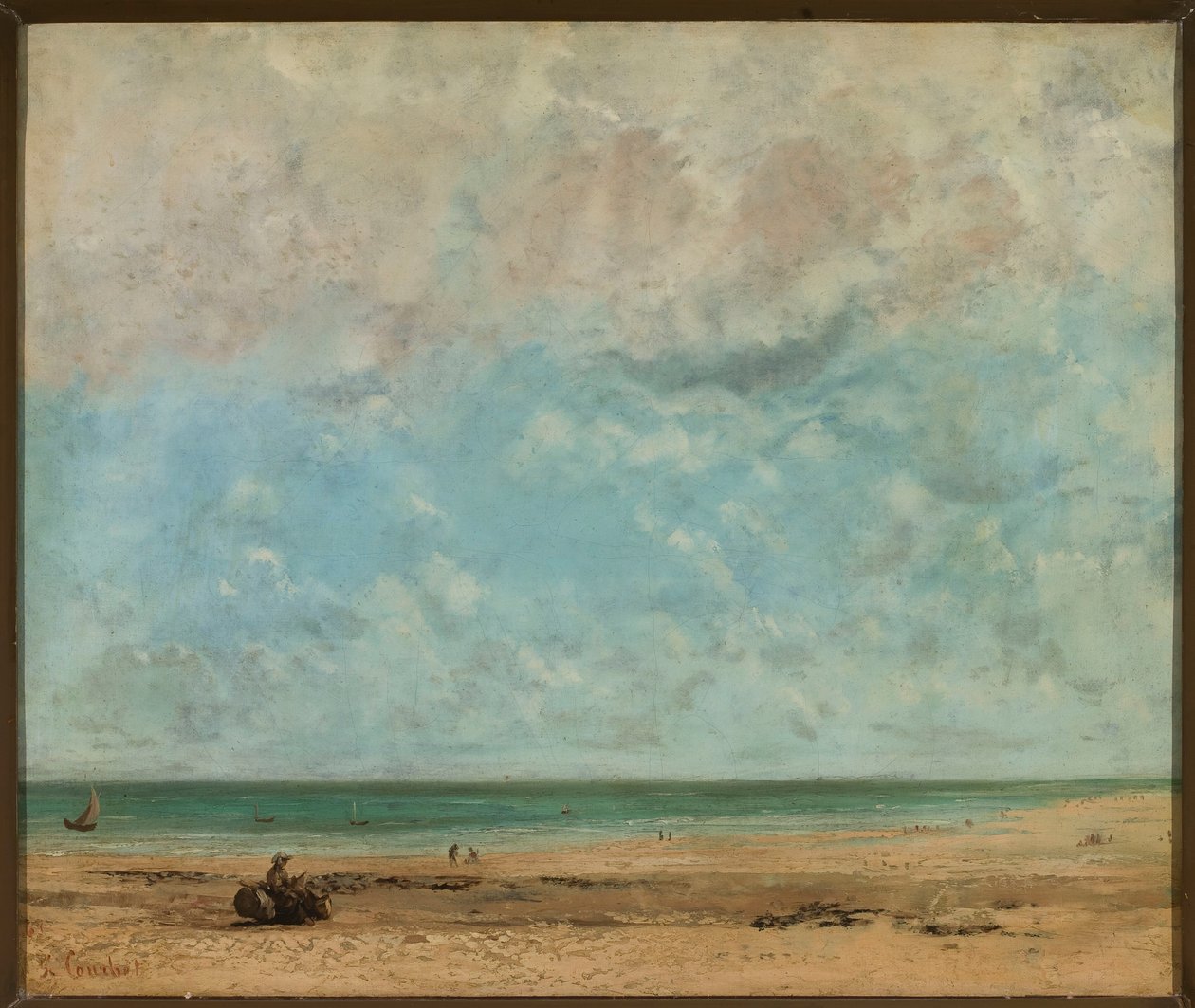 Paesaggio costiero da Gustave Courbet