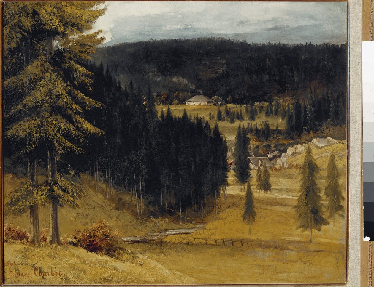 La fattoria dei Pussets da Gustave Courbet