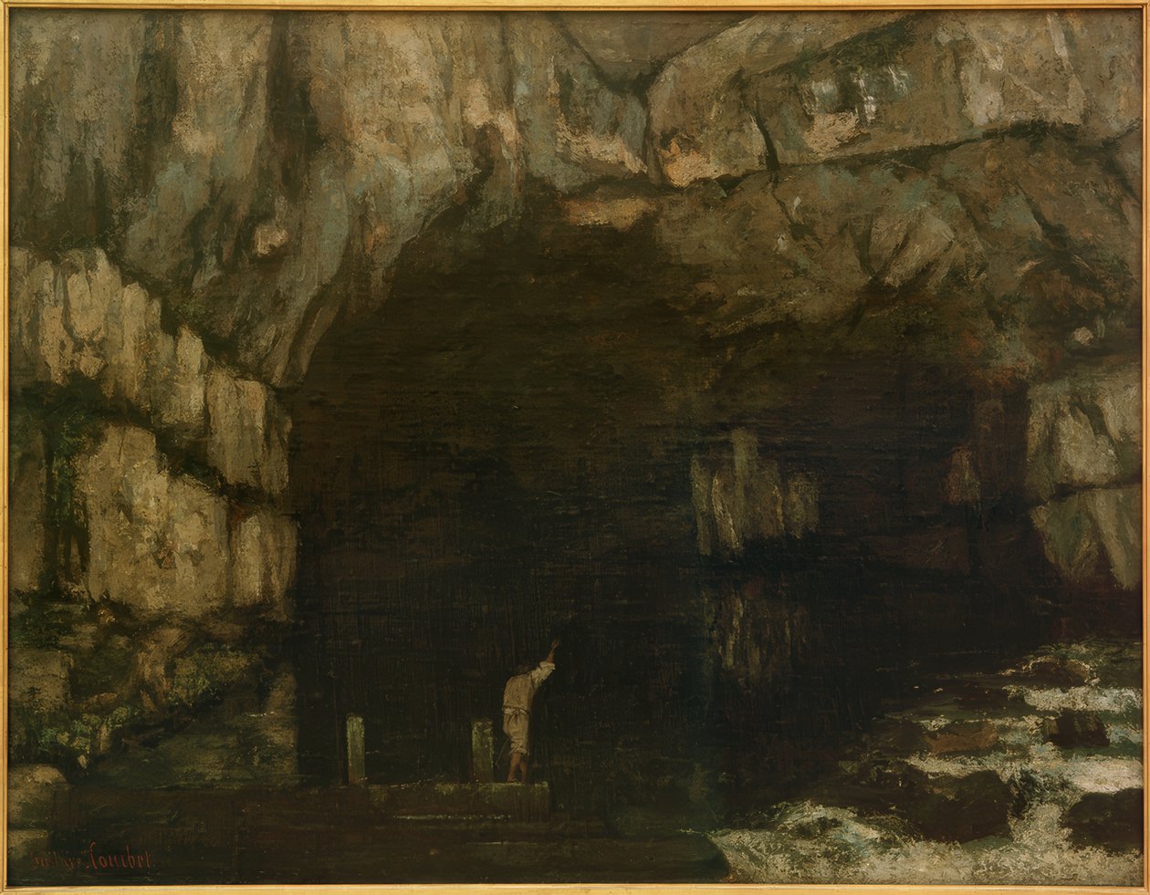 La sorgente della Loue da Gustave Courbet