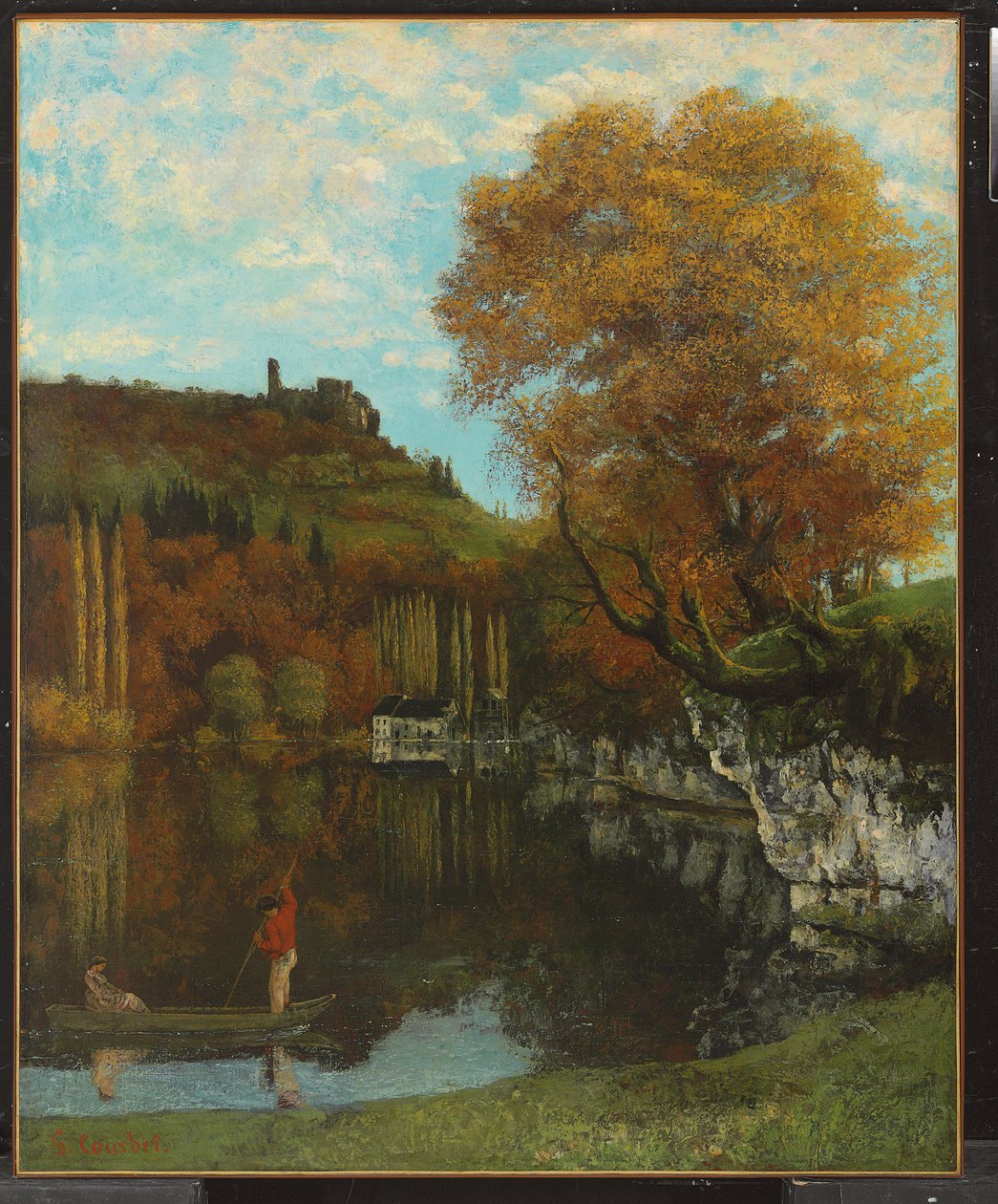 Le Miroir de Scey-en-Varais da Gustave Courbet