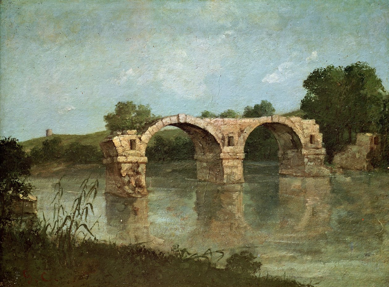 Il ponte di Ambrusso da Gustave Courbet