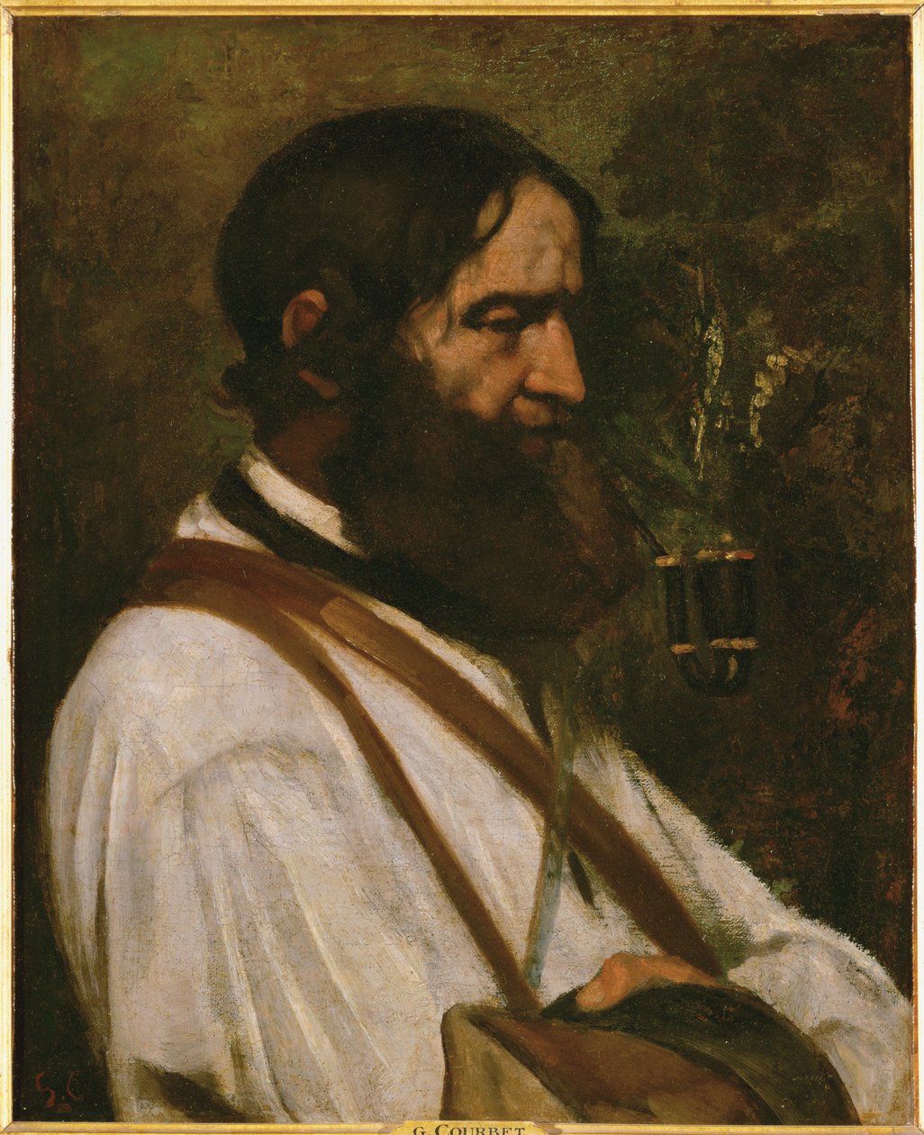 Il cacciatore di Marechal (pittura su tela) da Gustave Courbet