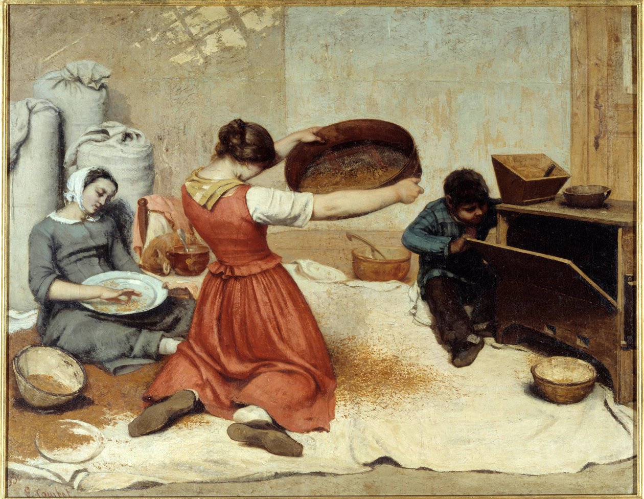 Le spigolatrici da Gustave Courbet