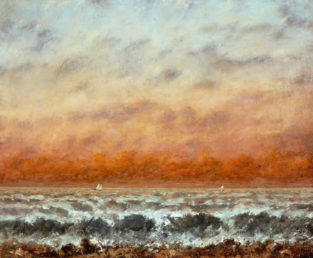 Marina da Gustave Courbet