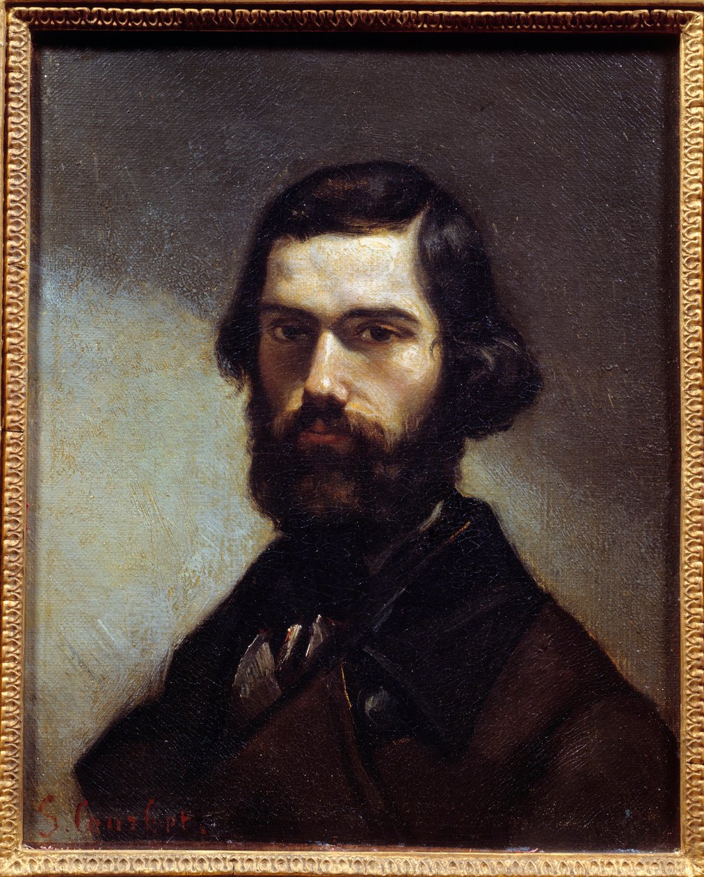 Ritratto di Jules Vallès (1832-1885) scrittore, giornalista e politico. Dipinto di Gustave Courbet (1819-1877) da Gustave Courbet