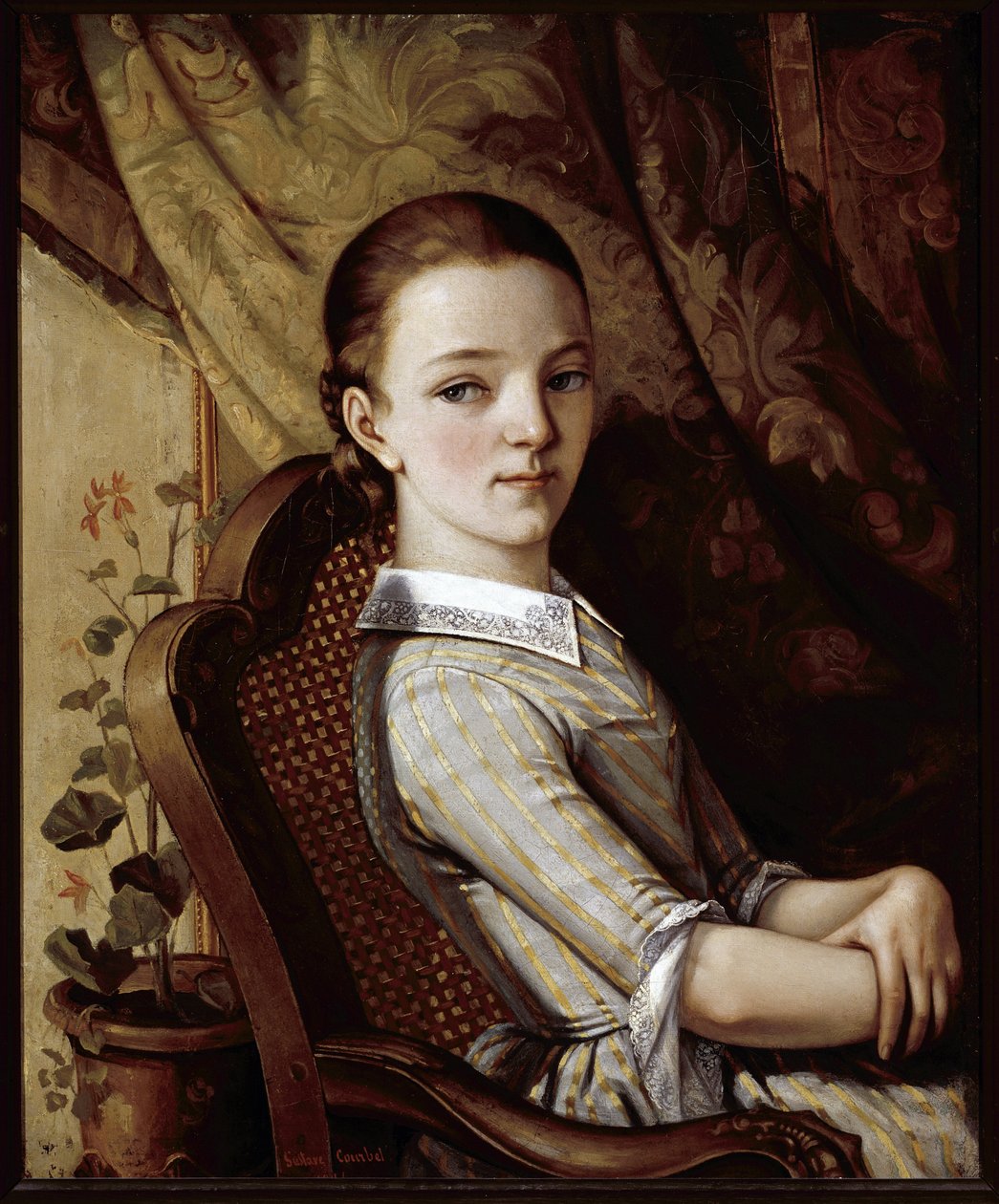 Ritratto di Juliette Courbet da Gustave Courbet