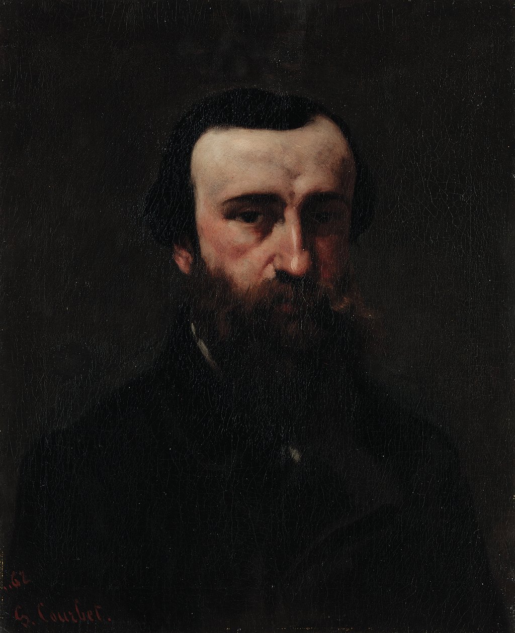 Ritratto di Monsieur Nicolle, 1862 da Gustave Courbet