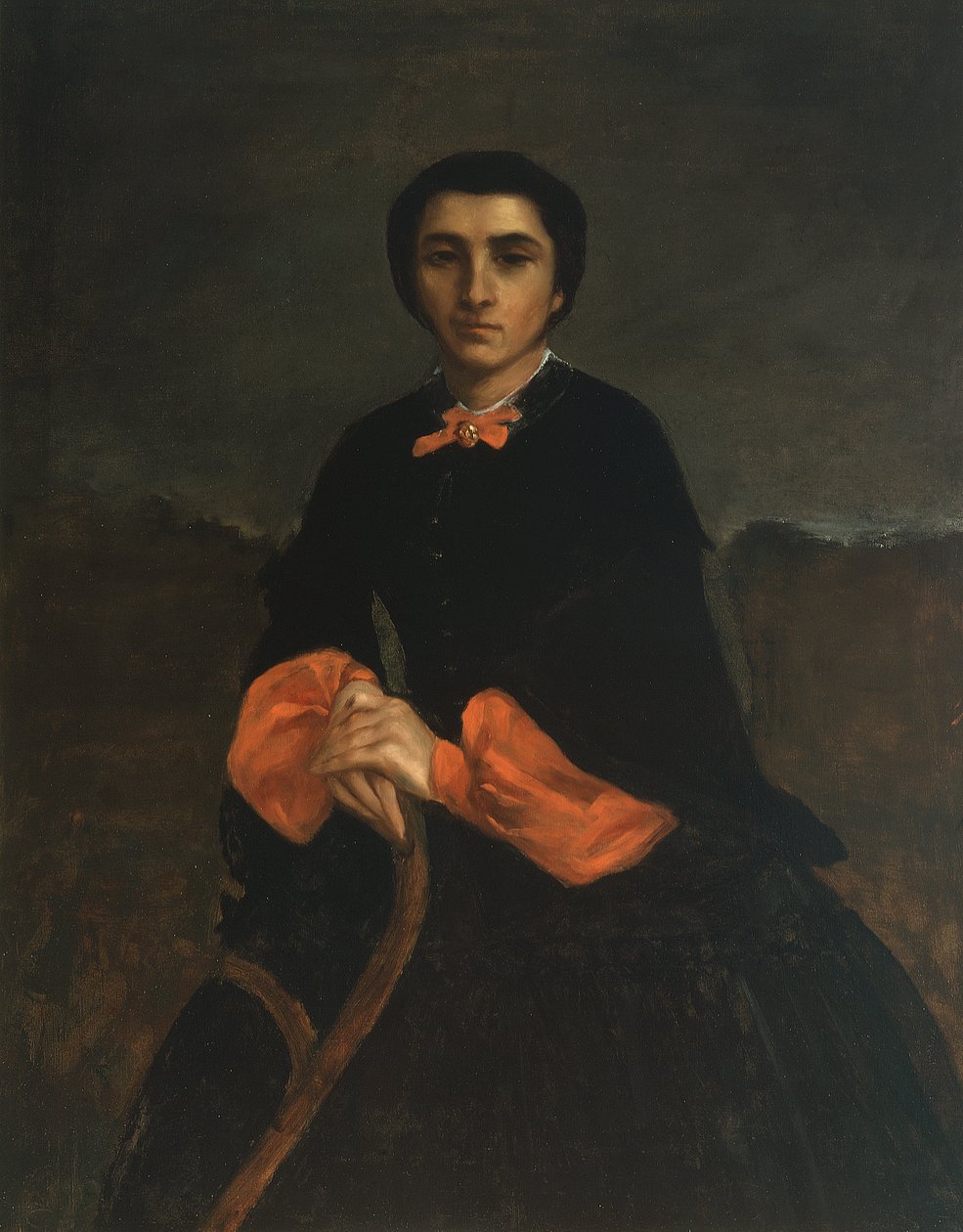 Ritratto di donna: Juliette Courbet da Gustave Courbet