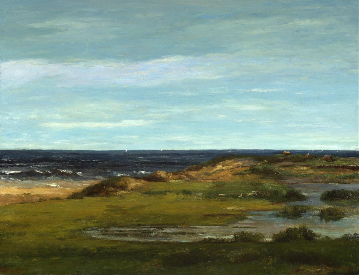 Paesaggio marino da Gustave Courbet
