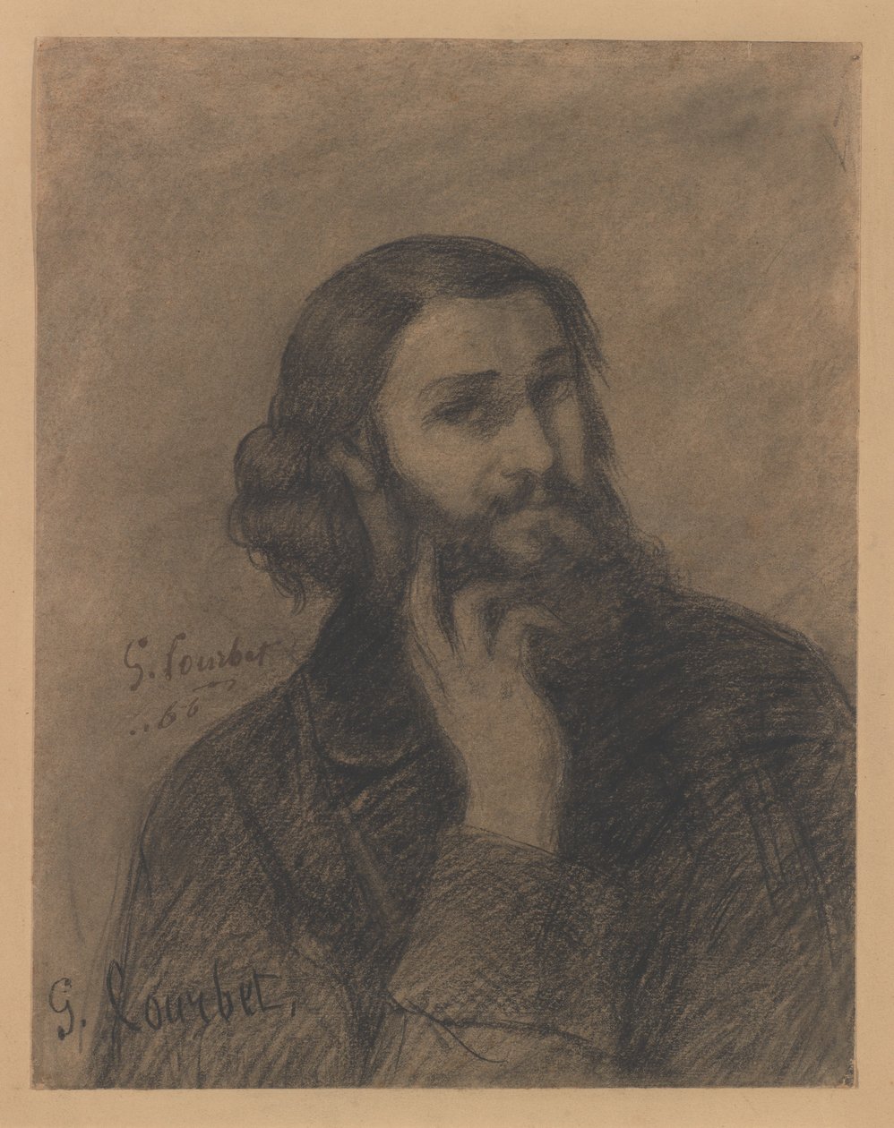 Autoritratto da Gustave Courbet