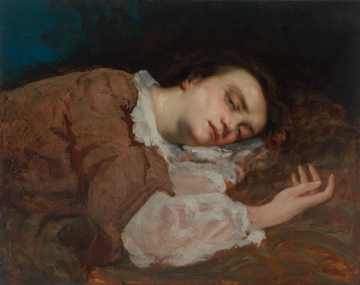 Studio per Les Demoiselles des bords de la Seine (Été) [Ragazze sulle rive della Senna (Estate)]. da Gustave Courbet