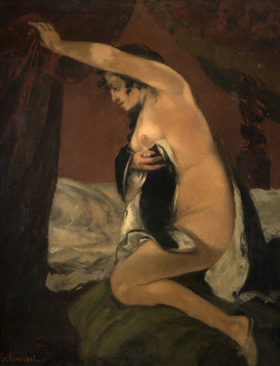 Studio per Venere in Venere e Psiche da Gustave Courbet