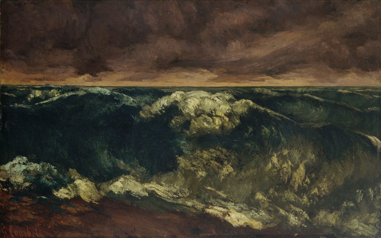 Onda di surf da Gustave Courbet