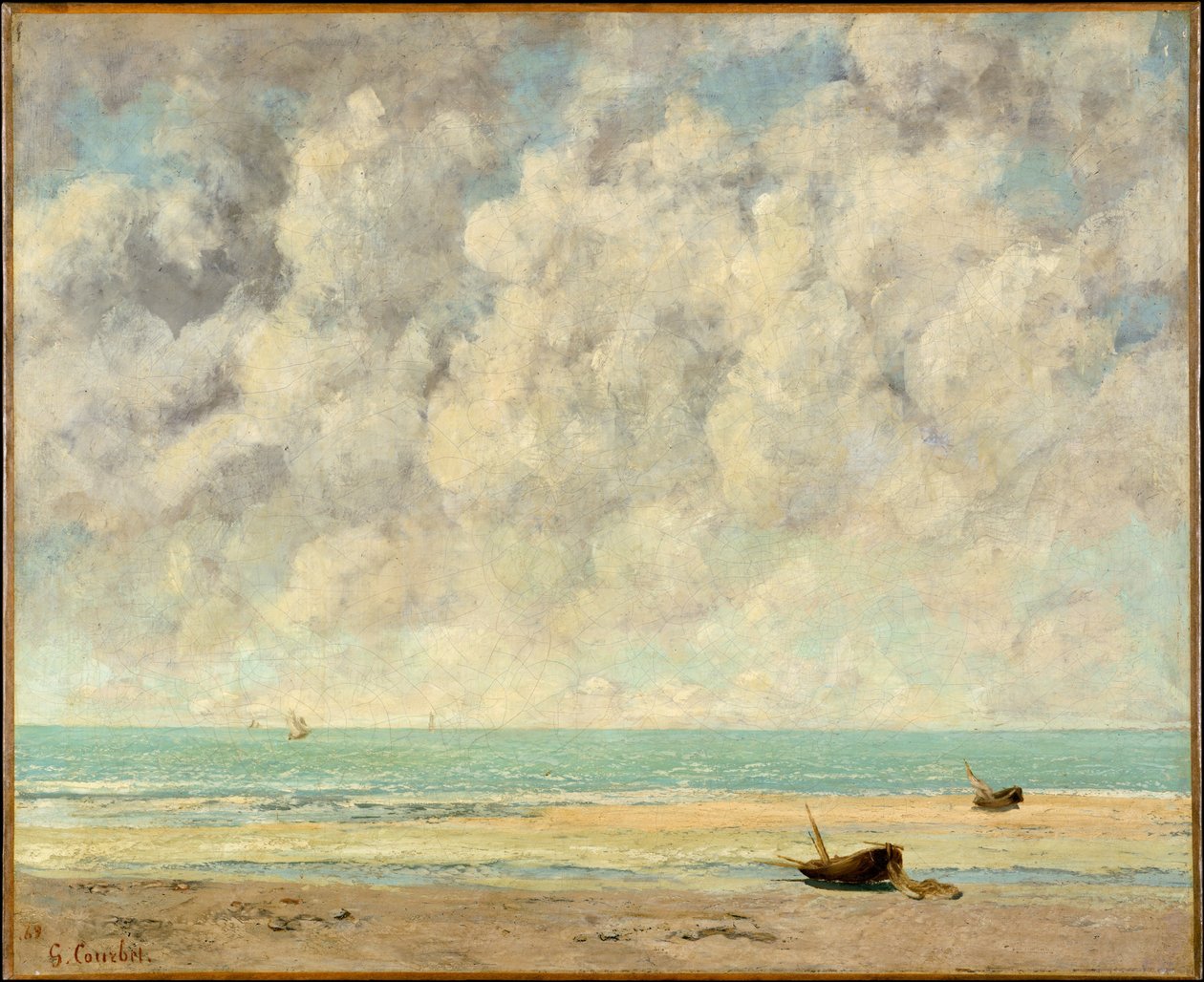 Il mare calmo da Gustave Courbet