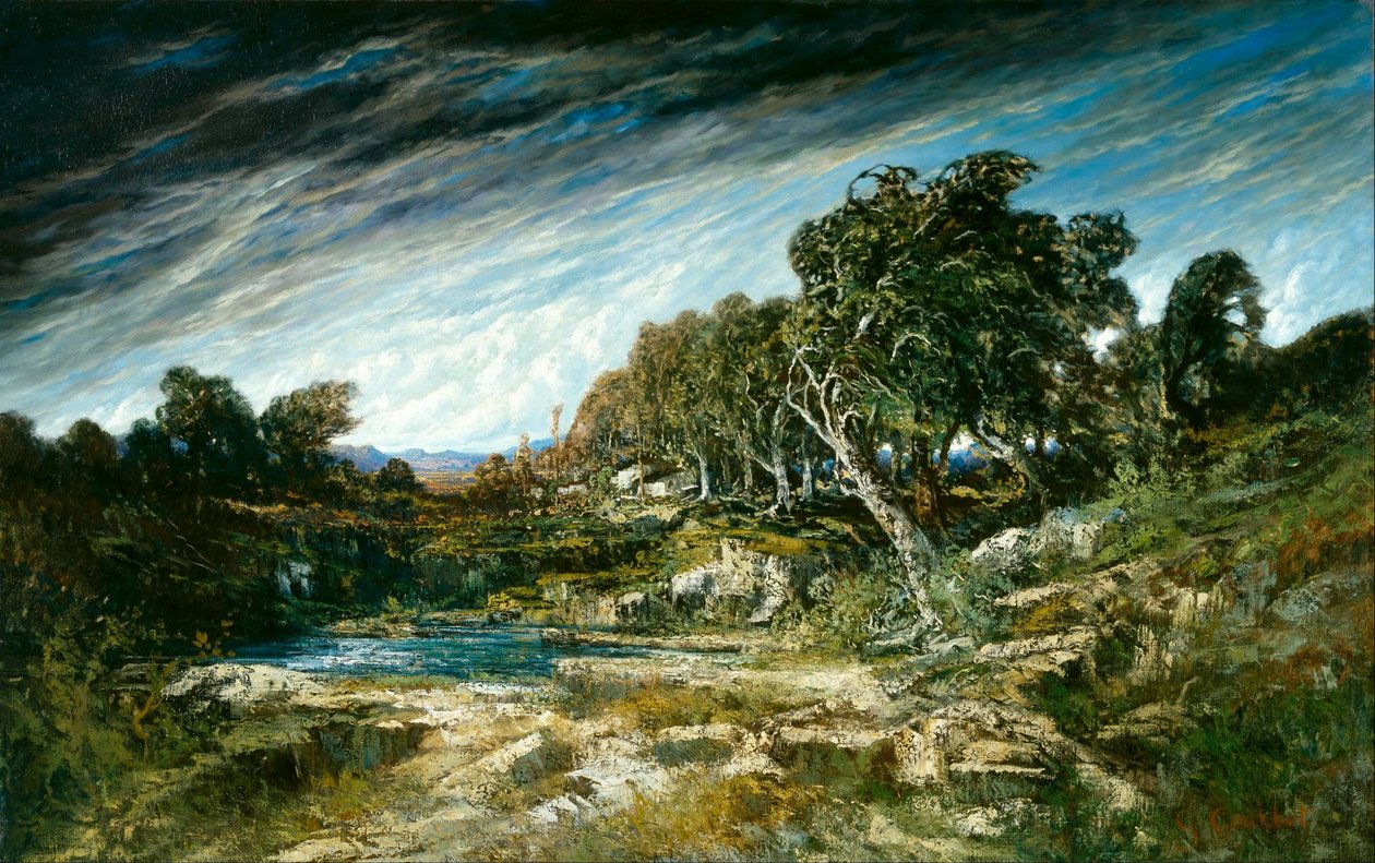 La folata di vento da Gustave Courbet
