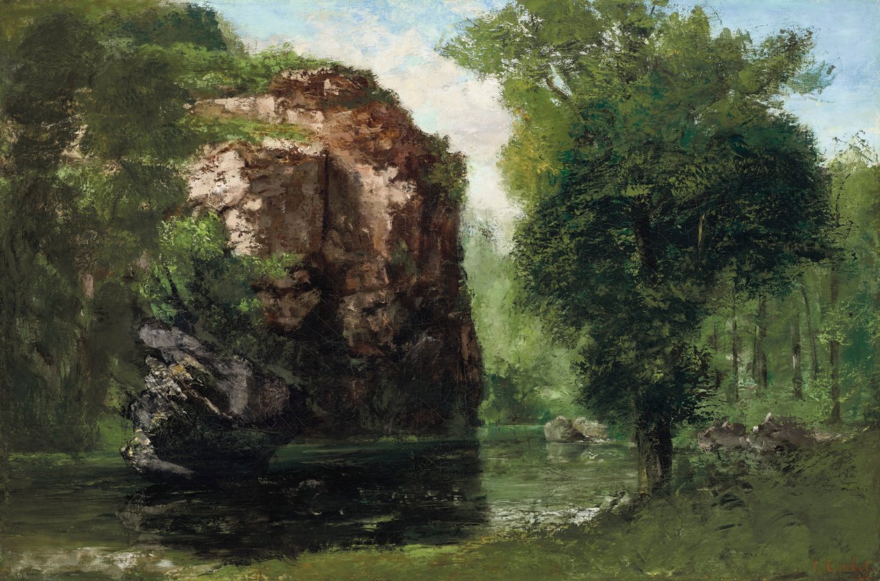 Il fiume silenzioso da Gustave Courbet