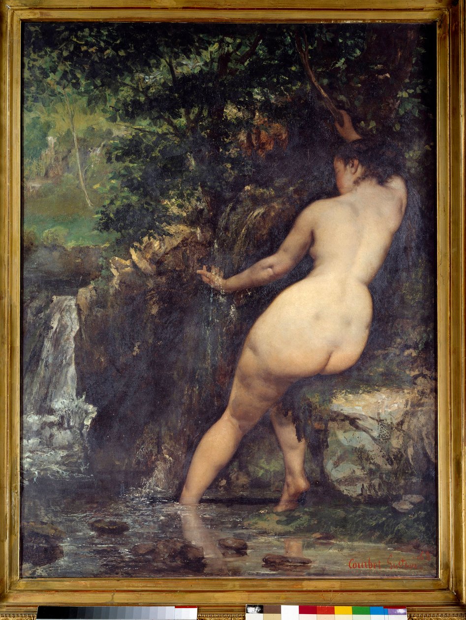 La fonte o bagnante alla fonte da Gustave Courbet