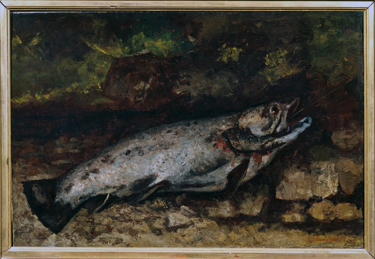 La trota da Gustave Courbet