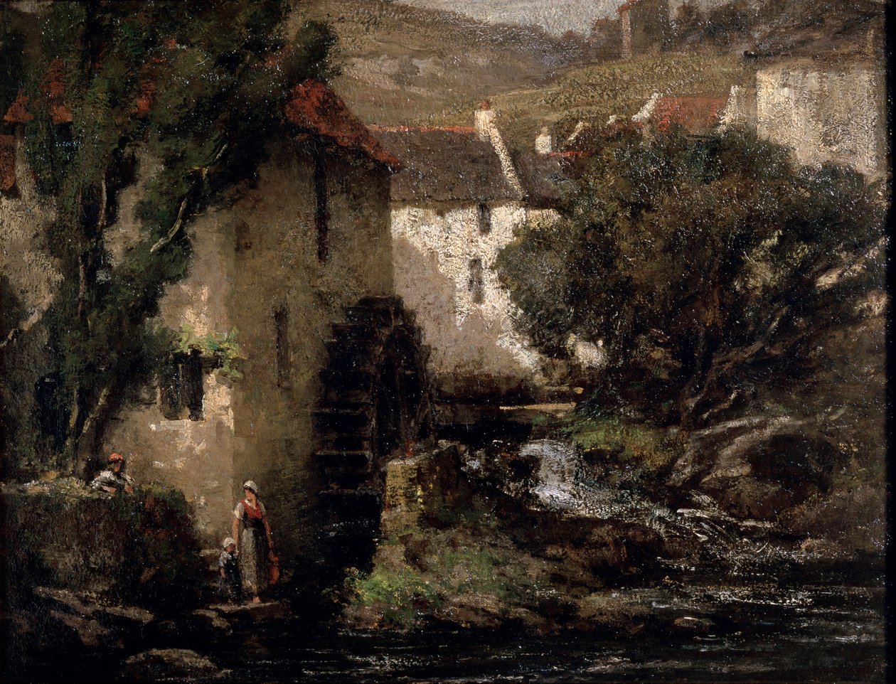 Mulino ad acqua, XIX secolo da Gustave Courbet