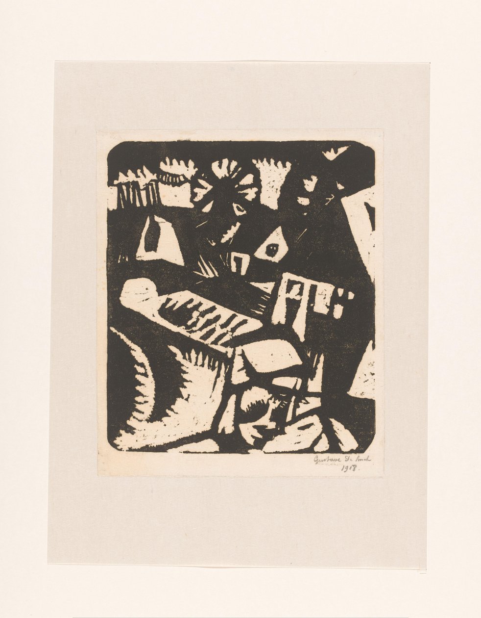 Paesaggio da Gustave De Smet (signed by artist)