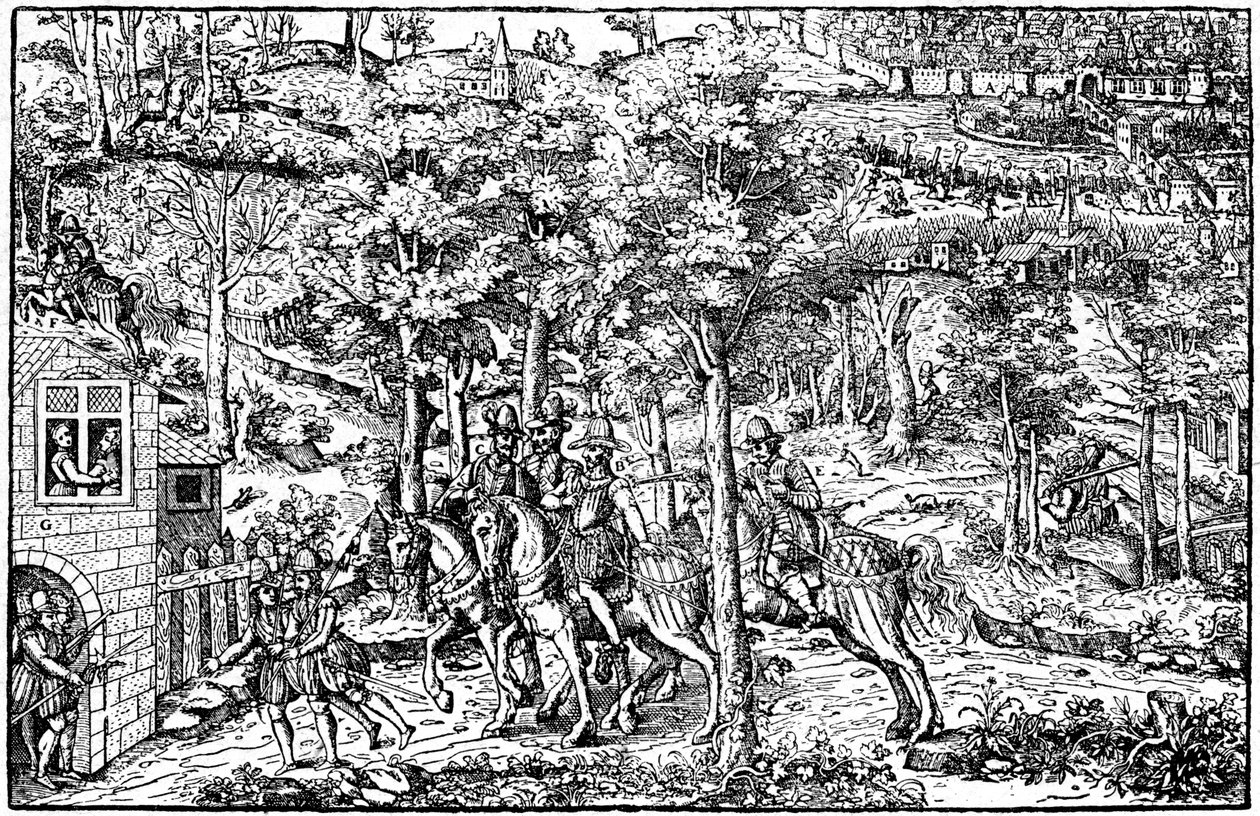 Assassinio di Francesco di Guisa da parte di Jean Poltrot de Mere, 1898 da Gustave Demoulin