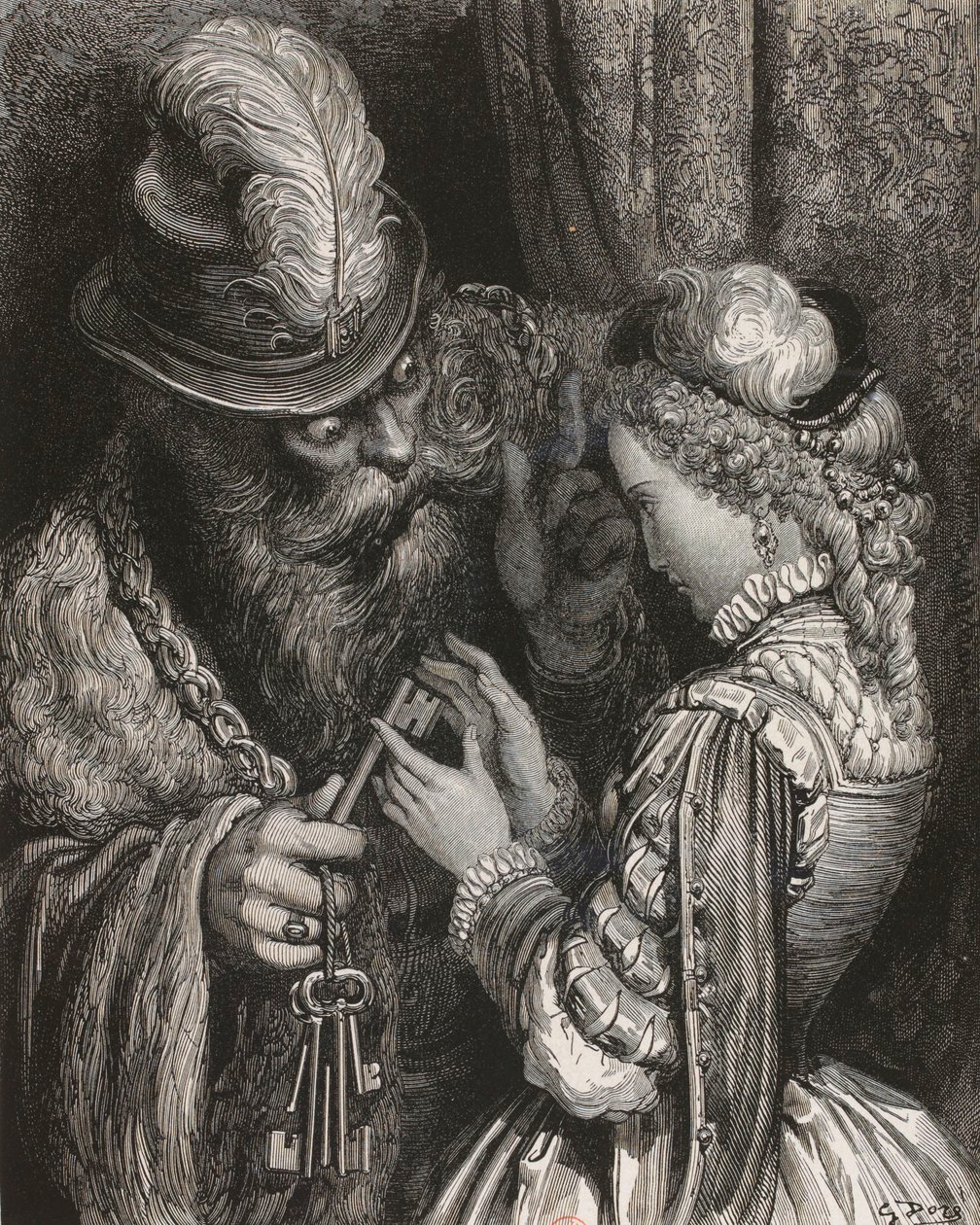 Uccello azzurro da Gustave Dore