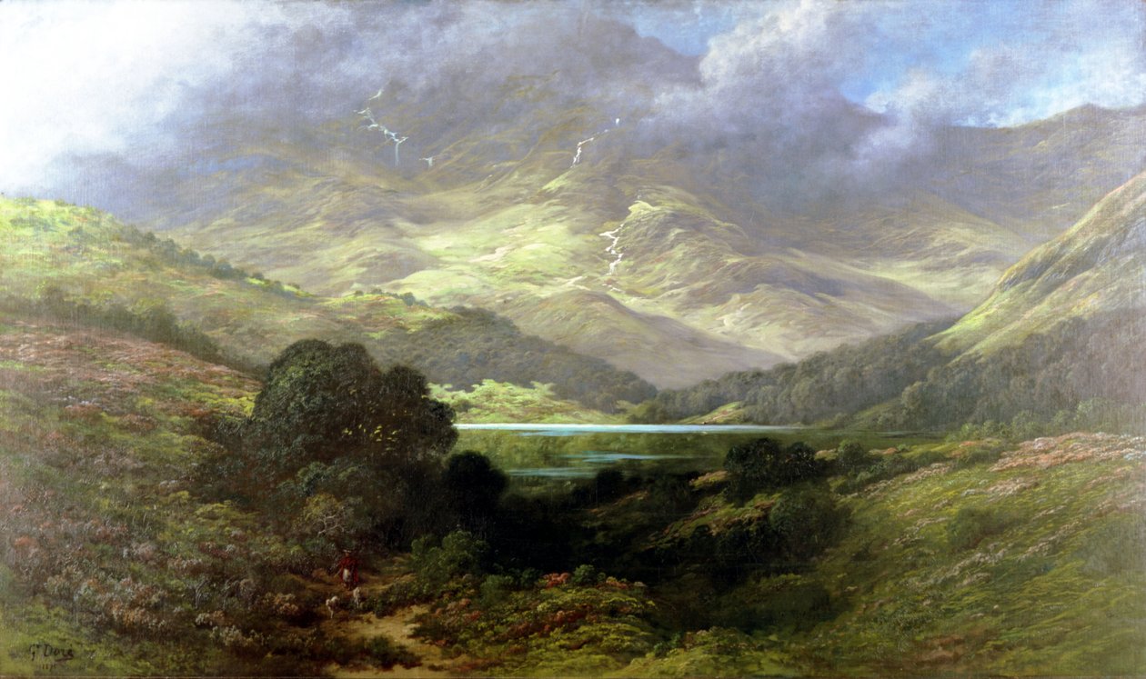 Altipiani scozzesi da Gustave Dore