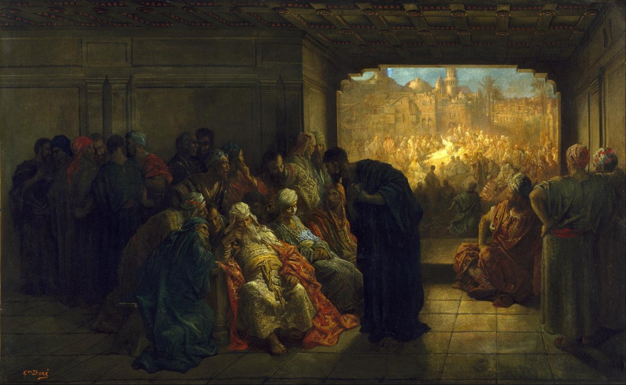 La casa di Caifa da Gustave Dore