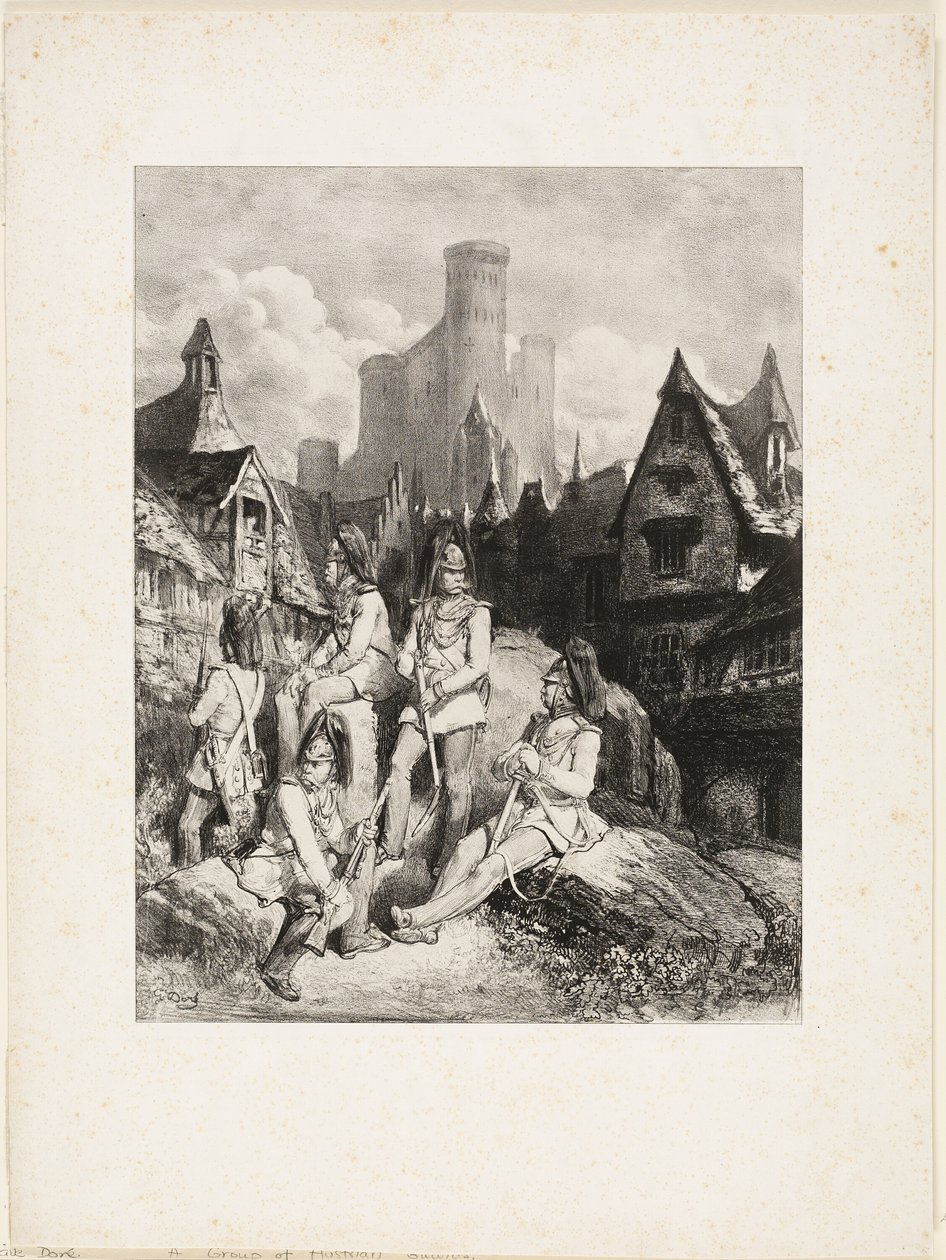 Un gruppo di guardie austriache da Gustave Dore