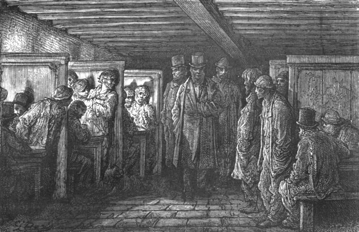 Una Caffetteria di Whitechapel da Gustave Dore