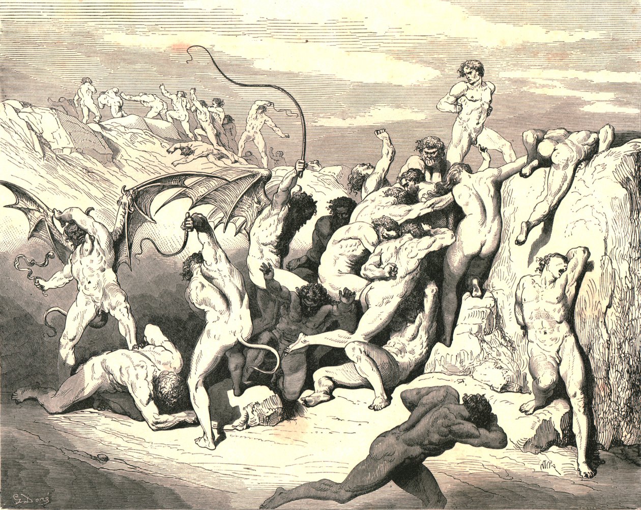 Ah! Come li hanno fatti saltare al primo colpo!, c1890 da Gustave Dore