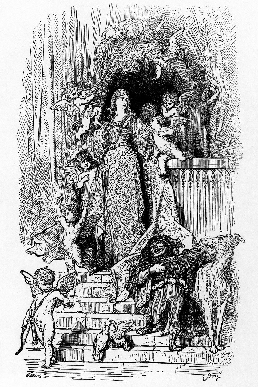 Alcina nella sua gloria da Gustave Dore