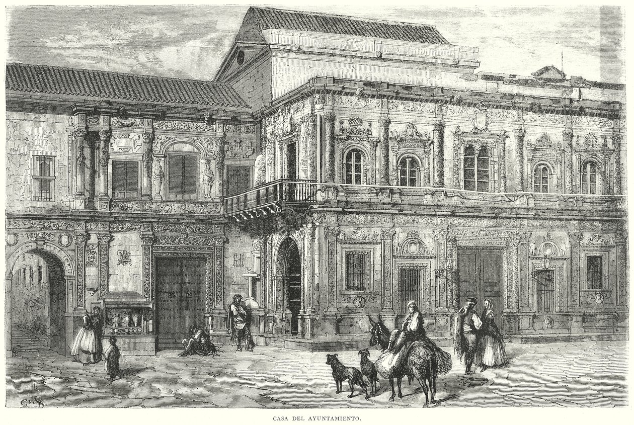 Municipio (incisione) da Gustave Dore